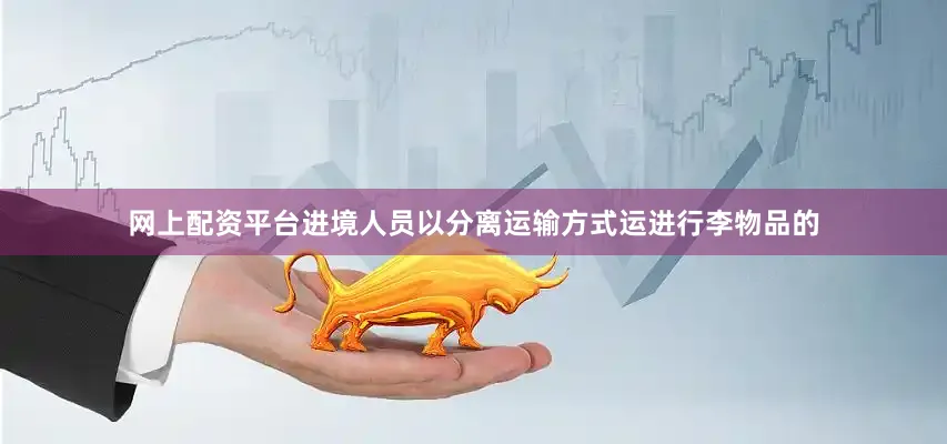 网上配资平台进境人员以分离运输方式运进行李物品的