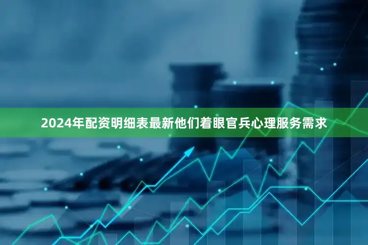 2024年配资明细表最新他们着眼官兵心理服务需求